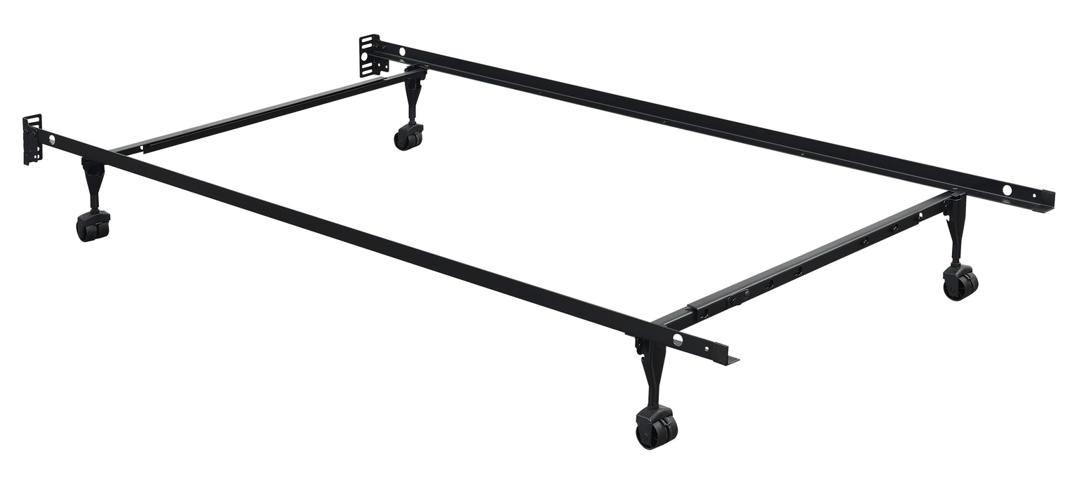 Metal Frame - Twin/Full Metal Bed Frame - Black