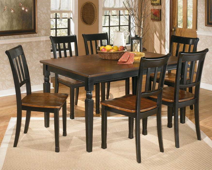 Owingsville - Black / Brown - Rectangular Dining Room Table