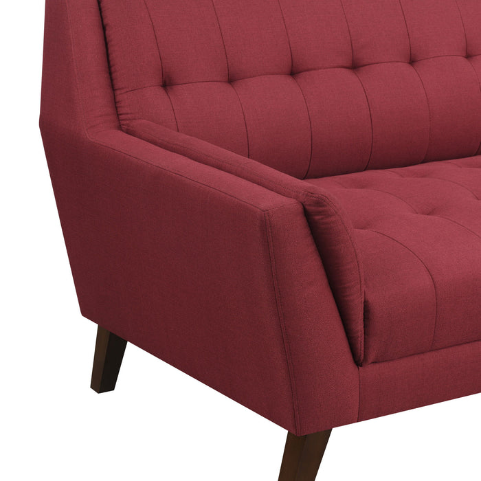 Binetti - Loveseat - Brick Red