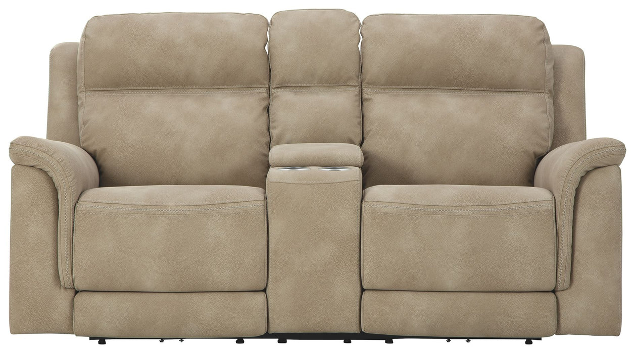 Next-Gen Durapella - Reclining Power Loveseat With Console