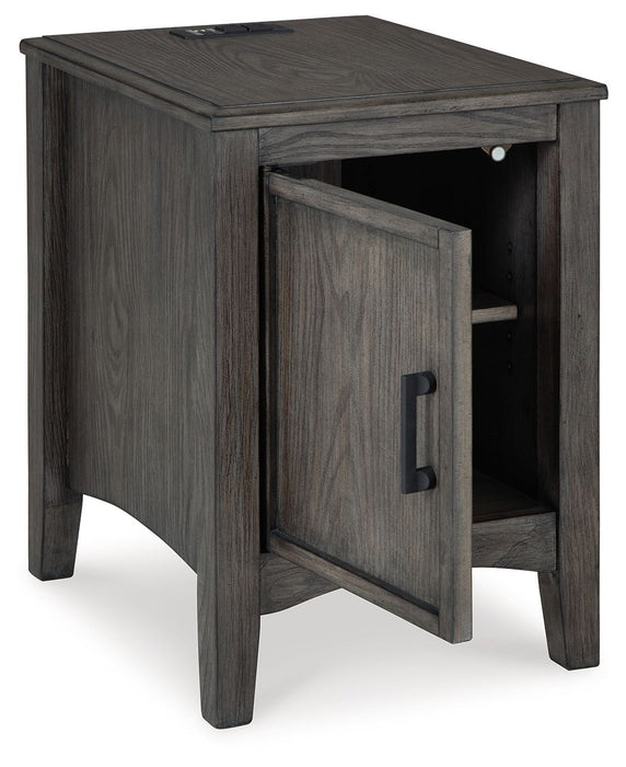 Montillan - Grayish Brown - Chair Side End Table