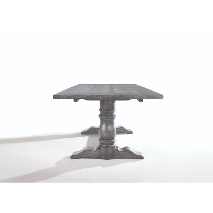 Leventis - Dining Table - Weathered Gray - 30"