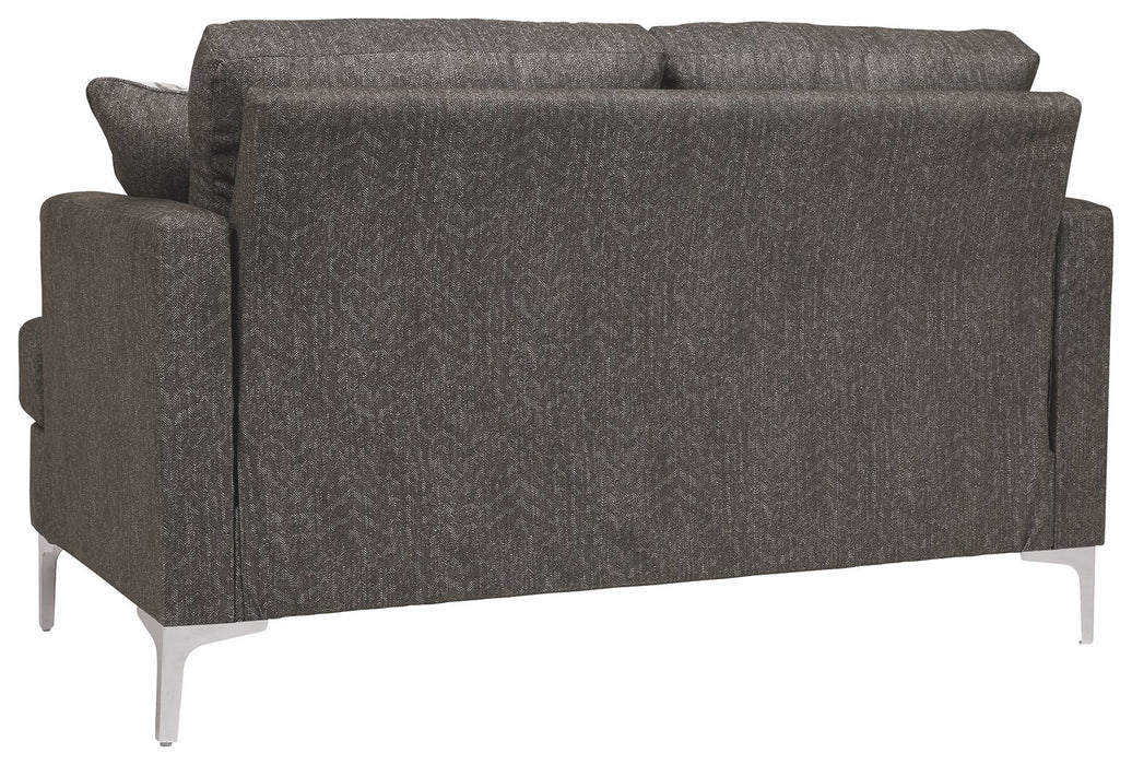 Arcola - Brown Dark - Rta Loveseat